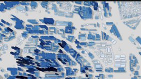 Bản đồ 3D khổng lồ hiển thị gần như mọi tòa nhà trên Trái Đất