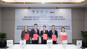 VinEnergo, VinFast, V-Green và Xanh SM hợp tác với IDICO “xanh hóa” các khu công nghiệp