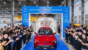 Nhà máy VinFast Hải Phòng xuất xưởng ôtô điện thứ 200.000 trong năm 2025