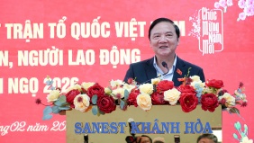 Phó Chủ tịch Quốc hội Nguyễn Khắc Định thăm, chúc Tết công nhân, gia đình chính sách tại Khánh Hòa