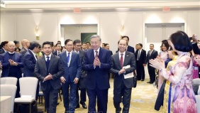 Tổng Bí thư Tô Lâm gặp gỡ bà con cộng đồng và các cơ quan đại diện Việt Nam tại Hoa Kỳ