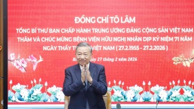 Phát biểu của Tổng Bí thư Tô Lâm nhân dịp thăm, chúc mừng Bệnh viện Hữu Nghị
