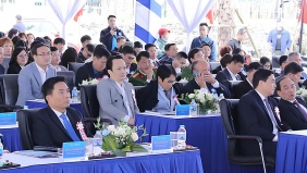 Ông Trịnh Văn Quyết xuất hiện tại lễ khởi công dự án 13.000 tỷ của Eurowindow