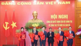 Công bố Quyết định của Bộ Chính trị về công tác tổ chức và cán bộ của 5 cơ quan
