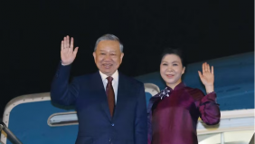 Tổng Bí thư, Chủ tịch nước Tô Lâm và Phu nhân lên đường thăm cấp Nhà nước đến Trung Quốc