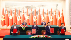 Lễ ký các văn kiện hợp tác giữa hai nước Việt Nam-Trung Quốc