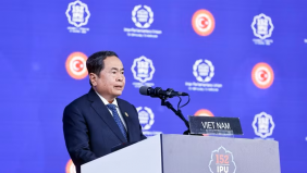 Chủ tịch Quốc hội Trần Thanh Mẫn phát biểu tại Phiên thảo luận chung Đại hội đồng IPU-152