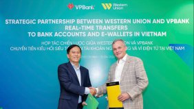 VPBank và Western Union thiết lập quan hệ hợp tác chiến lược trong lĩnh vực nhận tiền kiều hối siêu tốc vào ví điện tử và tài khoản ngân hàng tại Việt Nam