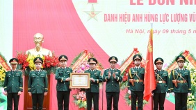 Đại tướng Phan Văn Giang dự Lễ đón nhận danh hiệu Anh hùng lực lượng vũ trang nhân dân của Cục 16 (Tổng cục II)