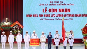 Thủ tướng Lê Minh Hưng trao danh hiệu Anh hùng tặng Công an Hải Phòng