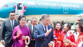 Tổng Bí thư, Chủ tịch nước Tô Lâm và Phu nhân bắt đầu thăm chính thức Vương quốc Thái Lan