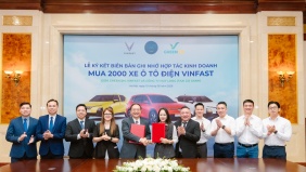 Công ty Huy Long hợp tác với Green SM đưa 2.000 ô tô điện Vinfast vào kinh doanh dịch vụ vận tải