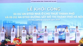 Hà Nội khởi công đồng thời 5 tuyến đường sắt đô thị và 3 dự án nhà ở cho thuê