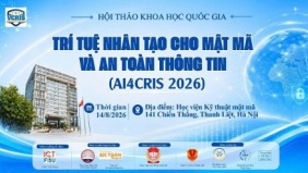 Thư mời viết bài tham dự Hội thảo khoa học quốc gia “Trí tuệ nhân tạo cho Mật mã và An toàn thông tin (AI4CRIS 2026)”
