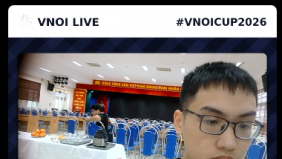 Chung kết VNOI CUP 2026: Thí sinh Quảng Trị ghi điểm đầu tiên sau chưa đầy 5 phút