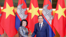 Việt Nam - Campuchia phấn đấu đưa thương mại song phương đạt 20 tỷ USD