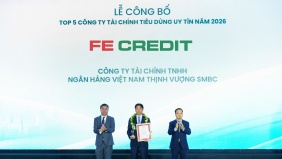 Năm thứ 3 liên tiếp, FE CREDIT giữ vị trí dẫn đầu “Top 5 Công ty Tài chính tiêu dùng uy tín 2026”