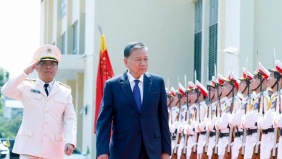 Tổng Bí thư, Chủ tịch nước Tô Lâm thăm, làm việc tại Học viện Kỹ thuật và Công nghệ an ninh (Bộ Công an)