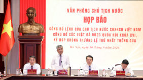 Họp báo công bố Lệnh của Chủ tịch nước về 15 luật: Nhiều thủ tục được cắt giảm
