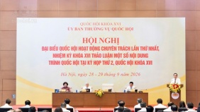 Khai mạc Hội nghị đại biểu Quốc hội hoạt động chuyên trách lần thứ nhất