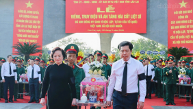 Phó Thủ tướng Phạm Thị Thanh Trà dự Lễ truy điệu, an táng hài cốt liệt sĩ tại Lào Cai