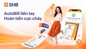 Hoàn tiền đến 200.000 đồng khi thanh toán hóa đơn tự động trên SHB SAHA
