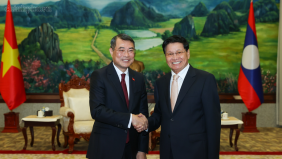 Thủ tướng Lê Minh Hưng hội kiến Tổng Bí thư, Chủ tịch nước Lào