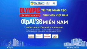 HUTECH đăng cai Olympic Trí tuệ nhân tạo sinh viên 2026 khu vực miền Nam vào 01/11 tới