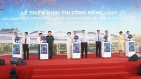 VinSpeed tăng tốc thi công tuyến đường sắt tốc độ cao Bến Thành - Cần Giờ