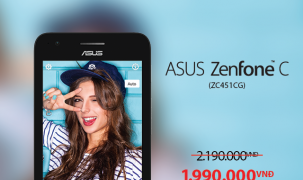 ASUS ZenFone C giảm giá xuống dưới 2 triệu đồng