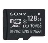 Thẻ nhớ microSD Sony 128GB giá 33,49 USD trên Amazon