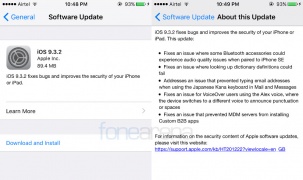 Có gì mới trong bản cập nhật iOS 9.3.2?