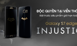 Galaxy S7 edge bản giới hạn Injustice thiết kế Batman đã có giá