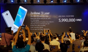 Asus công bố Zenfone 3 Laser và Zenfone 3 Max tại Việt Nam