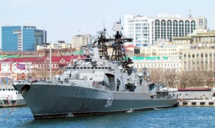 Tàu chiến Nga đang tới biển Đông để tập trận với Trung Quốc