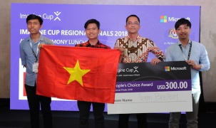 VN dành giải “People’s Choice Award” tại Microsoft Imagine Cup