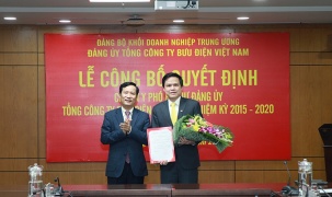 Đồng chí Nguyễn Xuân Lam giữ chức Phó Bí thư Đảng ủy Tổng công ty Bưu điện Việt Nam