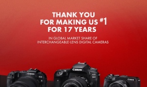 Canon dẫn đầu thị trường máy ảnh số dùng ống kính chuyển đổi toàn cầu