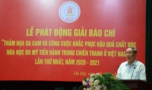 Phát động Giải báo chí về thảm họa da cam ở Việt Nam