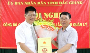 Bắc Giang: Trao quyết định bổ nhiệm Phó Giám đốc Sở TT&TT