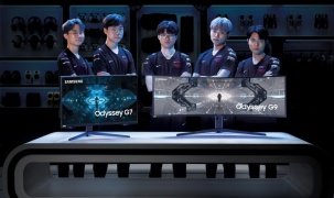 Samsung tài trợ màn hình chơi game cong mới nhất cho Faker và T1