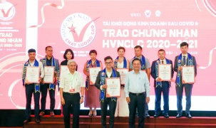 Dược phẩm Tâm Bình đạt chứng nhận Hàng Việt Nam chất lượng cao 2020