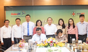 Điện lực Khánh Hòa hợp tác với SolarBK phát triển điện mặt trời