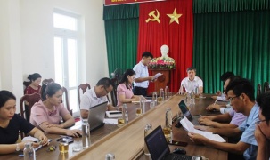 Phó Chủ tịch UBND tỉnh Quảng Nam Hồ Quang Bửu làm việc với Sở TT&TT Quảng Nam