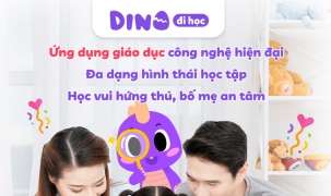 ‘Dino đi học’ - bạn đồng hành cho bé từ 4-6 tuổi