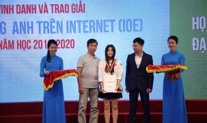 Vinh danh và trao giải Olympic tiếng Anh trên Internet (IOE) năm học 2019-2020