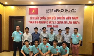 Việt Nam đoạt huy chương vàng trong cuộc thi EuPhO trực tuyến