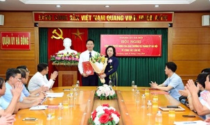 Đồng chí Nguyễn Thanh Xuân được bổ nhiệm làm Bí thư Quận ủy Hà Đông