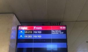 Vietnam Airlines triển khai hệ thống hiển thị thông tin hành lý