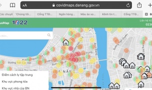Đà Nẵng đưa vào sử dụng Bản đồ thông tin dịch tễ COVID-19